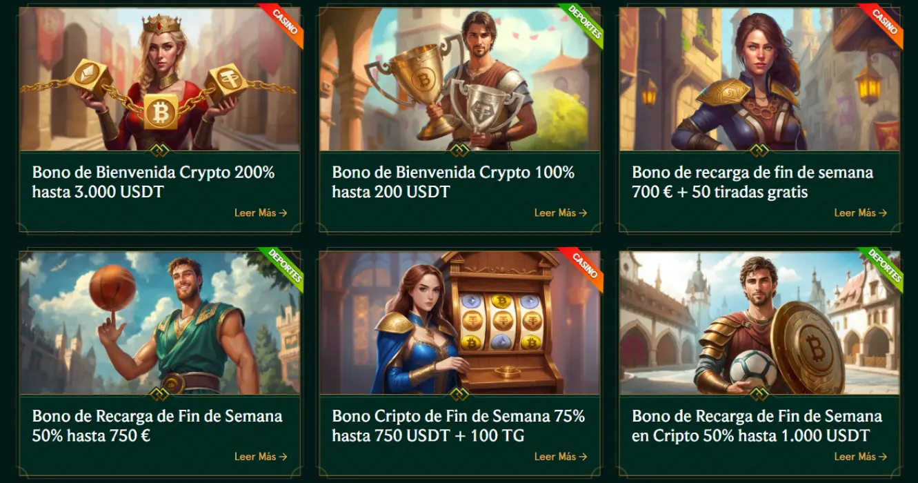 Casinia Promociones y Bonos de Deportes Casinia Promociones y Bonos de Deportes